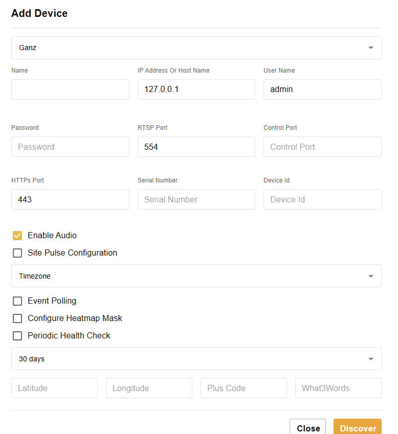 Ganz GC-X-ONE Configuration